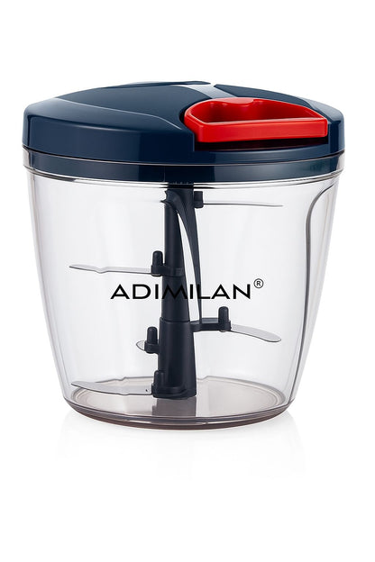 ADIMILAN Manual Hand Pull String Vegetable Chopper for Kitchen