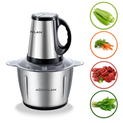 2L Electric vegetable Chopper & Meat Grinder 300 Watt