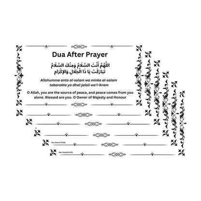 Transparent Islamic Dua Stickers Set of 14