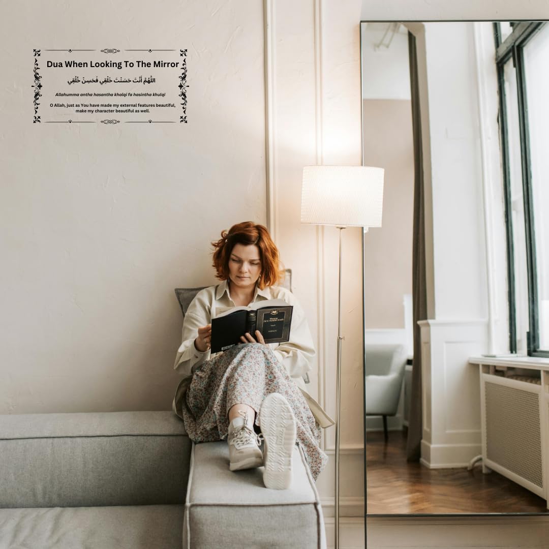 Transparent Islamic Dua Stickers Set of 14