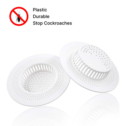 3 Pieces Plastic  Sink Strainer for Kitchen Sink Drain Basin Basket Filter Stopper Drainer/Jali